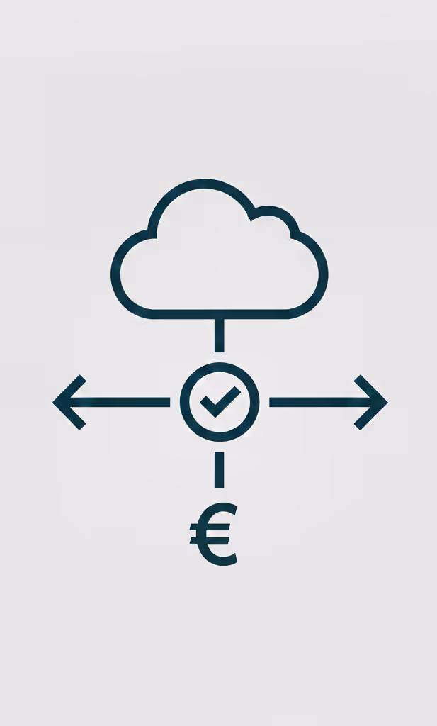 Illustration with Euro symbol